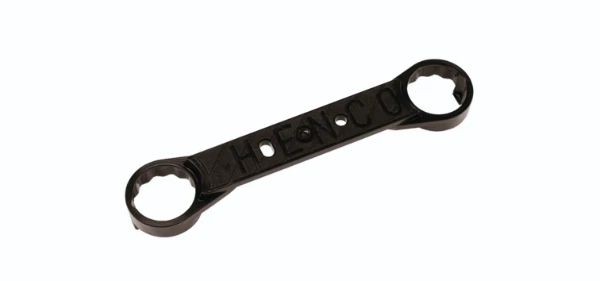 Henco PK-serie PVDF pers bevestigingsplaat asafstand 153 mm voor muurplaat 2PK / 6PK / 13PK
