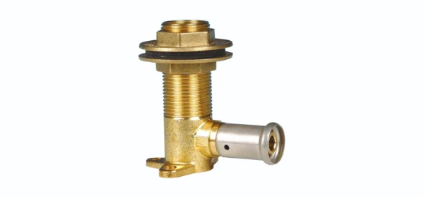 Henco laiton à sertir culasse 90° MF 16 x 3/4 M - modèle long