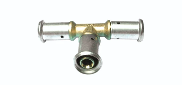Henco laiton à sertir té 90° FFF 26 x 26 x 26 mm