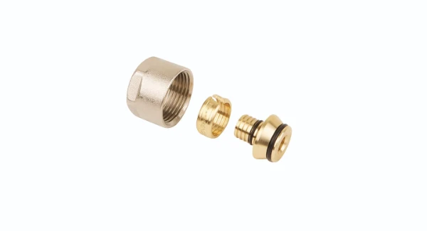 Henco laiton à visser raccord bicône EK3/4 x 16/ alu - nickelé - prix par pièce