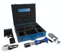 HENCO MACH.À SERTIR HYDR.+BOÎTE+CHARGEUR+BAT.18V+PINCE TH 16-20-26