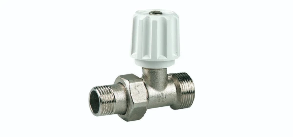 HENCO VANNE RADIATEUR 1/2  AVEC RACCORDEMENT EK 3/4 ,DROIT