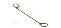 HENCO FIL DE TRESSAGE MÉTALLIQUE,PLASTIFIÉ,POUR FIXER TUBE SUR TREILLIS (sac = 2500 pcs)