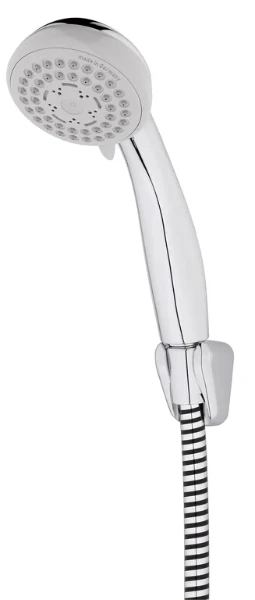 Procasa C50 set de douche 750 mm - douchette 3 jets (8 l/m) - flexible 1250 mm - chromé