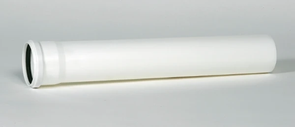 Ubbink Rolux parallel luchttoevoer verlengstuk diam 80mm, lengte 2000mm PP120 wit