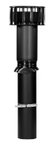 Ubbink Multivent K passage toiture ventilation (longueur 900mm) 131 mm - RAL 7016 gris anthracite - avec réticule