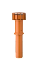 Ubbink Multivent ventilatie dakdoorvoer diam 131/750mm terracotta