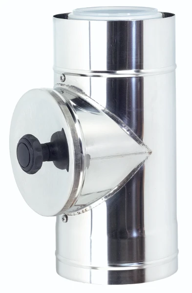 Ubbink Rolux concentrisch BUITEN inspectiestuk diam 110/160mm PP120 (RGA)/inox (LTV)