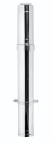 Ubbink Rolux concentrique PP/Inox passage toiture 80/125 mm - avec collerette