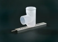 Ubbink Renolux 5G coude avec support cheminée 80mm