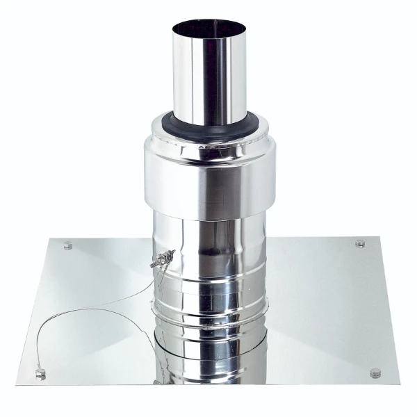 Ubbink schoorsteen opstand diam 160mm PP120 (RGA)/inox (LTV)