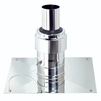 Ubbink schoorsteen opstand diam 200mm PP120 (RGA)/inox (LTV)