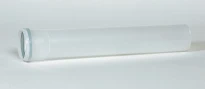 Ubbink Rolux parallel verlengstuk transparant diam 125mm, lengte 2000mm PP120