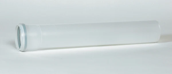 Ubbink Rolux parallel verlengstuk transparant diam 125mm, lengte 2000mm PP120