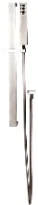 SET DE DOUCHE GESSI RETTANGOLO SHOWER 61,5 CM ! 1/2 chromé avec douchette et flexible 150cm