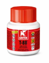 Griffon T-88 colle PVC à froid 0,100 L pour pvc pvc pour/évacuation- et tuyau sous pression jusque 50mm - eau froide