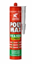 Griffon Poly Max Fix & Seal Express carTouche 300g gris