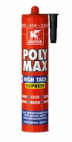 Griffon Poly Max High Tack Express carTouche 435g noir