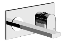 Gessi Emporio Set de finition chromé montage mural bec d'ecoulement 208mm