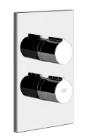 Gessi Emporio mitigeur murale chromé thermostatique- excl corps d'encastrement
