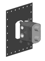 Gessi Emporio corps d'encastrement pour 2-voies robinet thermostatique douche