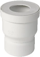 Nicoll QW manchon de raccordement wc 107 x 75 mm - blanc