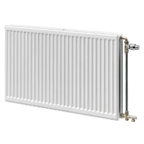 Stelrad Hygiene radiateur H400xT10xB400 - 172 Watt (EN442 75/65/20) - Ral 9016 Blanc signalisation