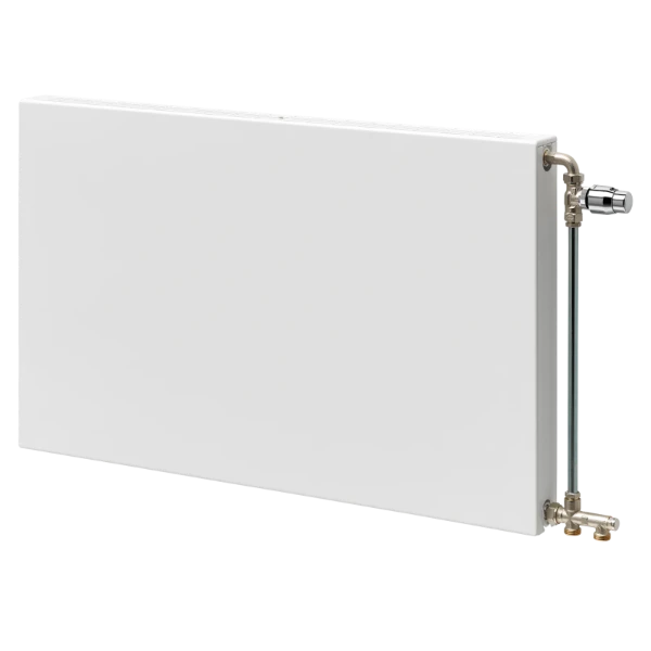 Stelrad Compact Planar paneelradiator H600xT11xB400 - 364 Watt (EN442 75/65/20) - Ral 9016 Verkeerswit