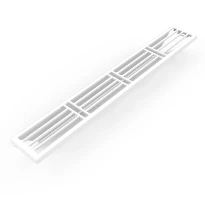 STELRAD Accord grille T11xL400 Ral 9016 - blanc signalisation