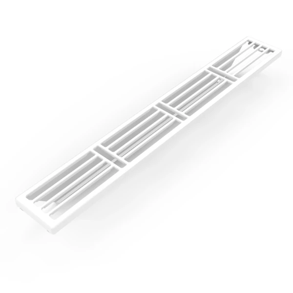 STELRAD Accord grille T11xL400 Ral 9016 - blanc signalisation