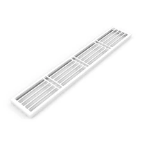 STELRAD Accord grille T21xL900 Ral 9016 - blanc signalisation