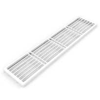 STELRAD Accord grille T22xL800 Ral 9016 - blanc signalisation