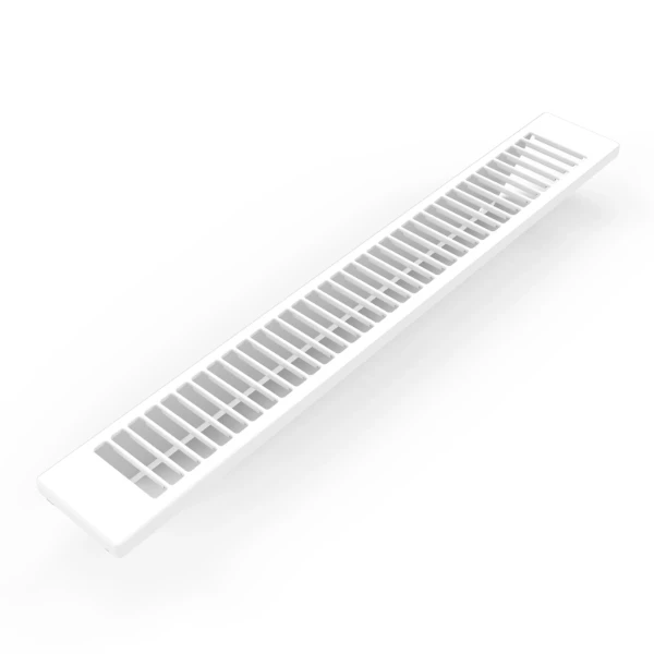 STELRAD Euro grille T11xL400 Ral 9016 - blanc signalisation