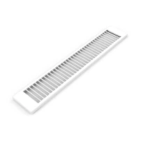 STELRAD Euro grille T21xL900 Ral 9016 - blanc signalisation
