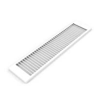 STELRAD Euro grille T22xL800 Ral 9016 - blanc signalisation