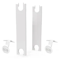 STELRAD  panneaux lateral met ArrowCL (set de 2 pieces) 500xT21 Ral 9016 - blanc signalisation