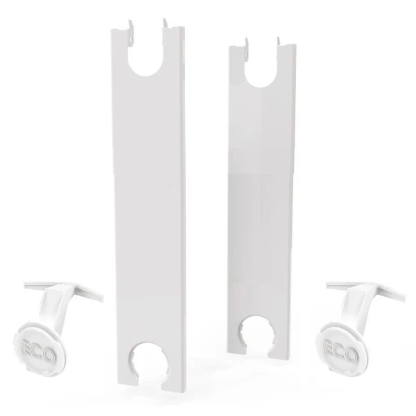 STELRAD  panneaux lateral met ArrowCL (set de 2 pieces) 500xT21 Ral 9016 - blanc signalisation