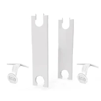 STELRAD  panneaux lateral met ArrowCL (set de 2 pieces) 300xT22 Ral 9016 - blanc signalisation