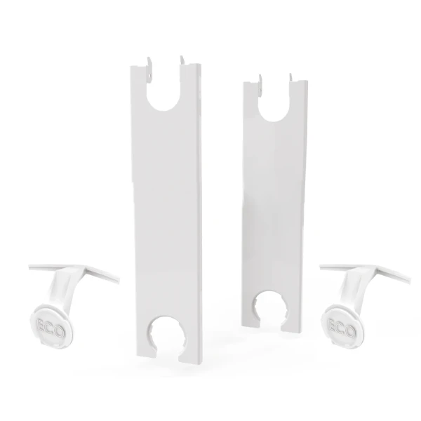 STELRAD  panneaux lateral met ArrowCL (set de 2 pieces) 500xT22 Ral 9016 - blanc signalisation
