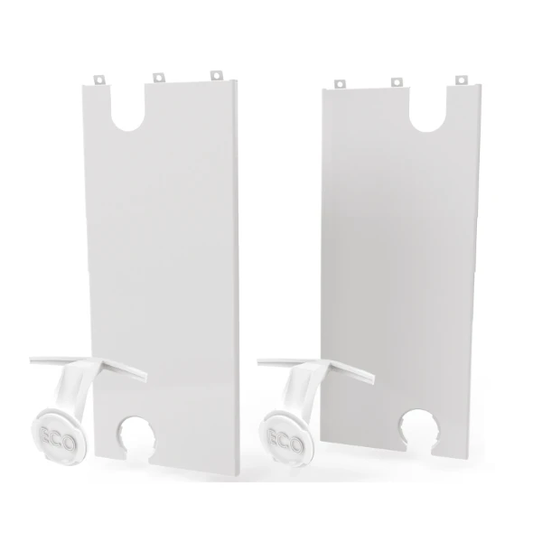 STELRAD  panneaux lateral met ArrowCL (set de 2 pieces) 900xT33 Ral 9016 - blanc signalisation