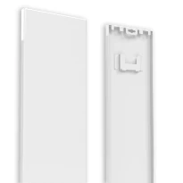 STELRAD Vertex panneaux lateral (set de 2 pieces) 1600xT22 Ral 9016 - blanc signalisation