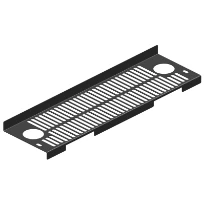 STELRAD Vertex Slim bovenrrooster T11xL0400 Ral 9016 - Blanc signalisation