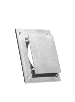 GRILLE VENTILATION 150 - 150 o inox carré - avec vis