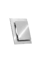 GRILLE VENTILATION 150 - 150 o inox carré - avec etau