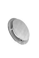 GRILLE VENTILATION 150 inox ronde - avec etau