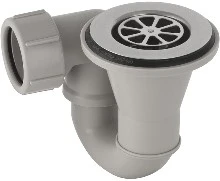 Geberit Standard PP siphon de douche 65 mm - chromé
