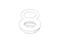 DORNBRACHT WSS Fixation pour inverseur Ø 45 mm, 3/4"