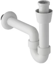 Geberit PP siphon tubulaire simple modèle court 5/4 x 40 mm - blanc - lave-mains of bidet