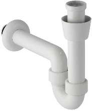 Geberit PP siphon tubulaire simple modèle court 5/4 x 40 mm - blanc - lave-mains of bidet