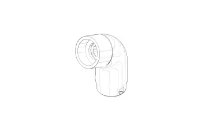 DORNBRACHT WSS Coude 55 x 40 x 23 mm chromé